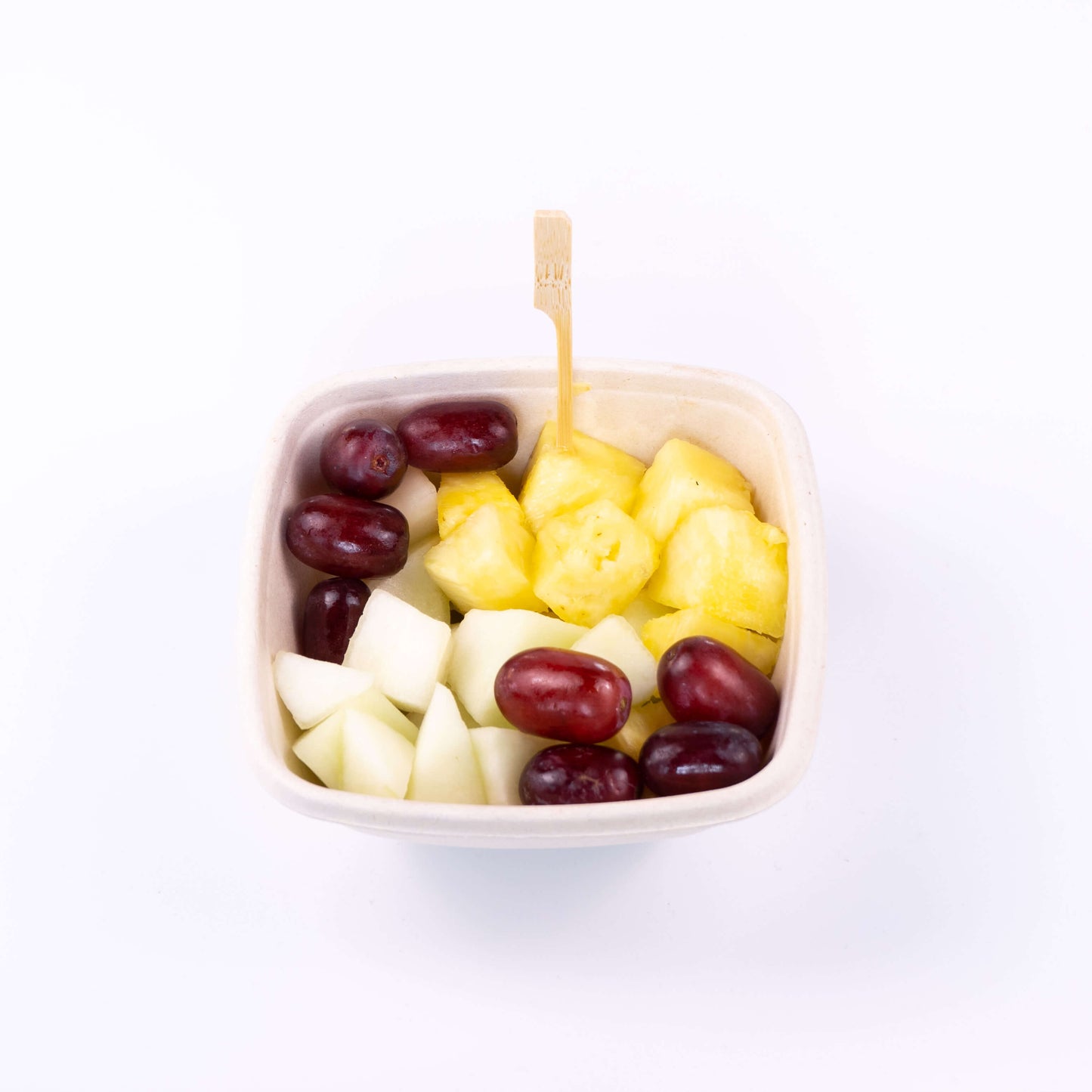 Frische Obststücke im Glas