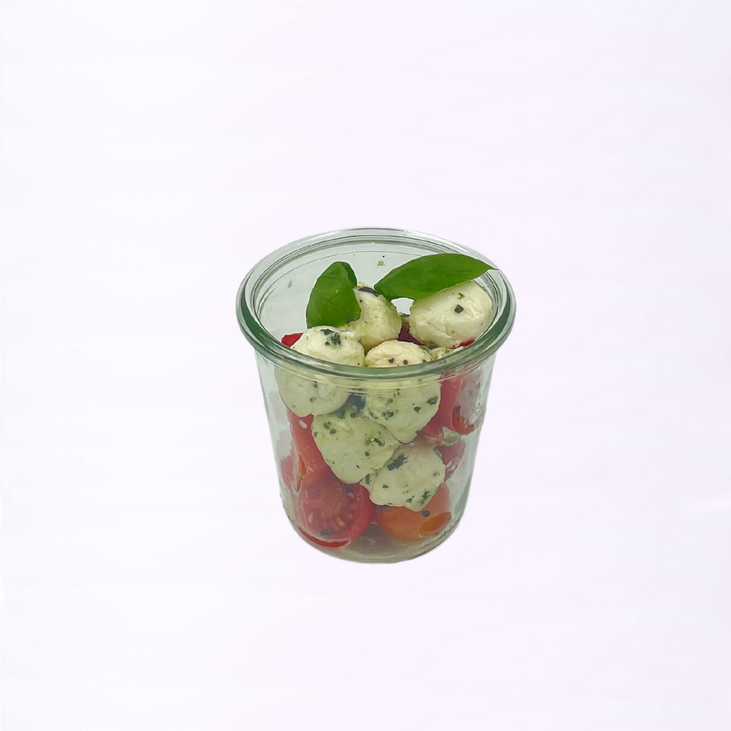 Tomaten-Mozzarella-Salat im WECK-Glas