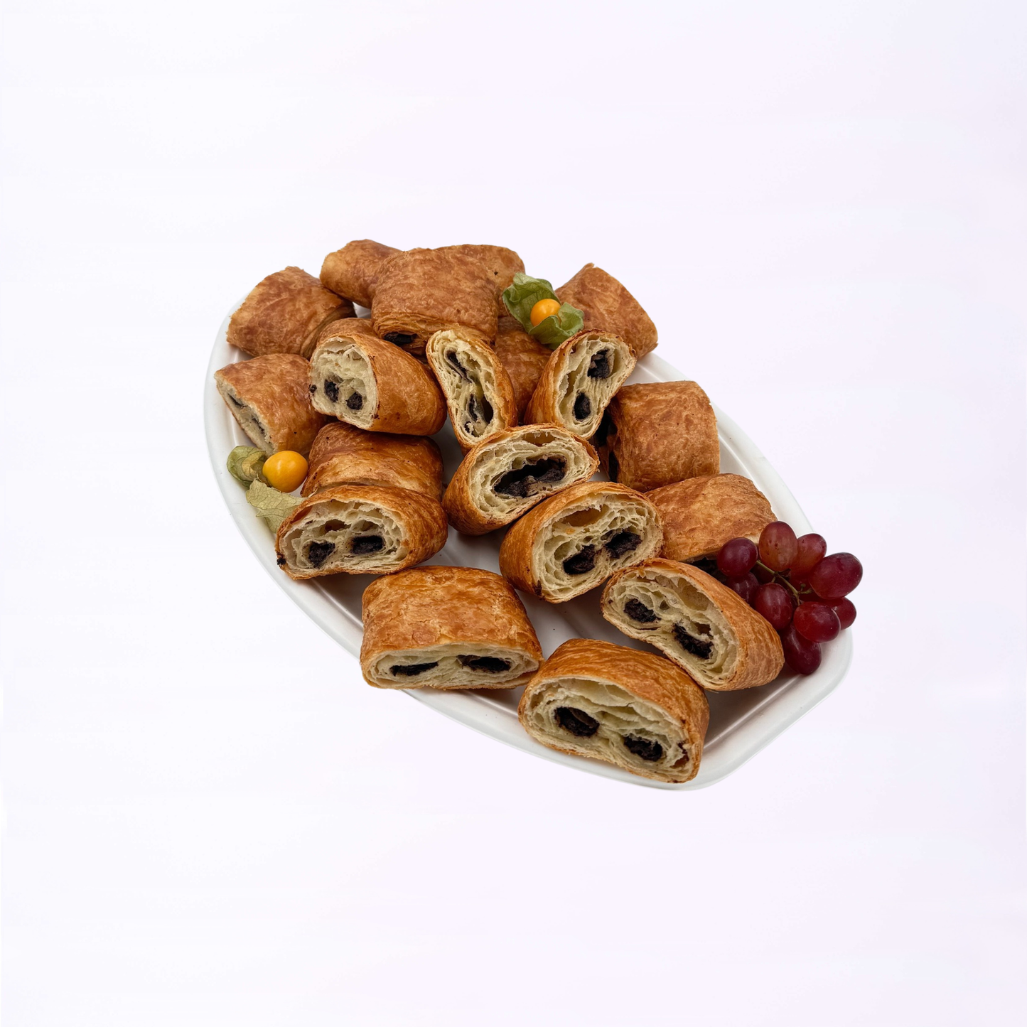 Halbe Schokocroissants