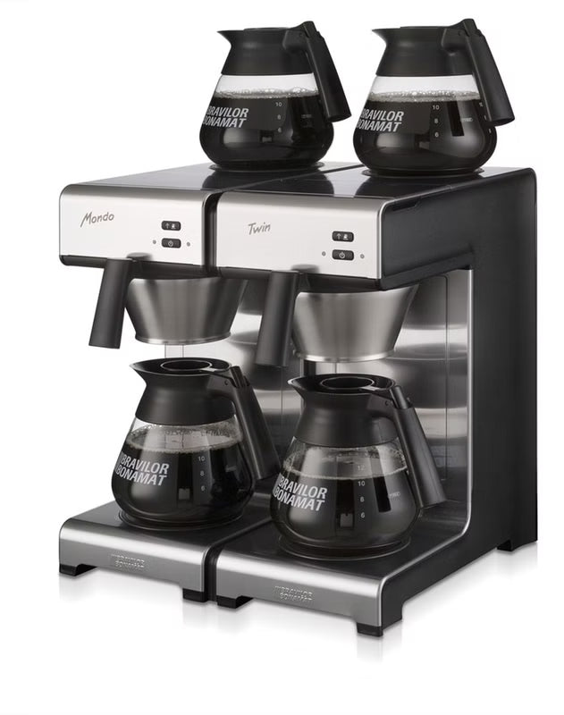 Bonamat Mondo Twin Filterkaffee-Maschine - neuestes Modell (230V) (Preis für 3 Tage) inkl. Kaffeefilter