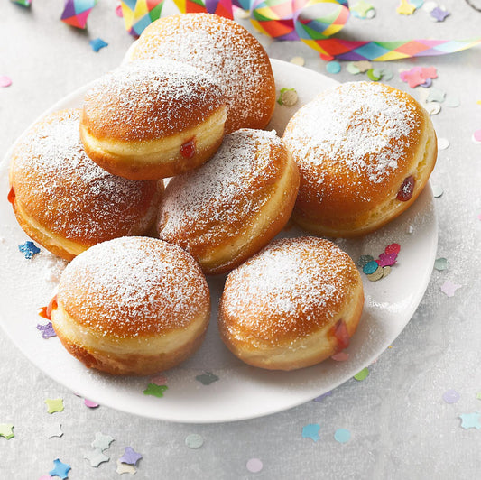 Weiberfastnacht: Berliner (15 Stück - versch. Varianten)